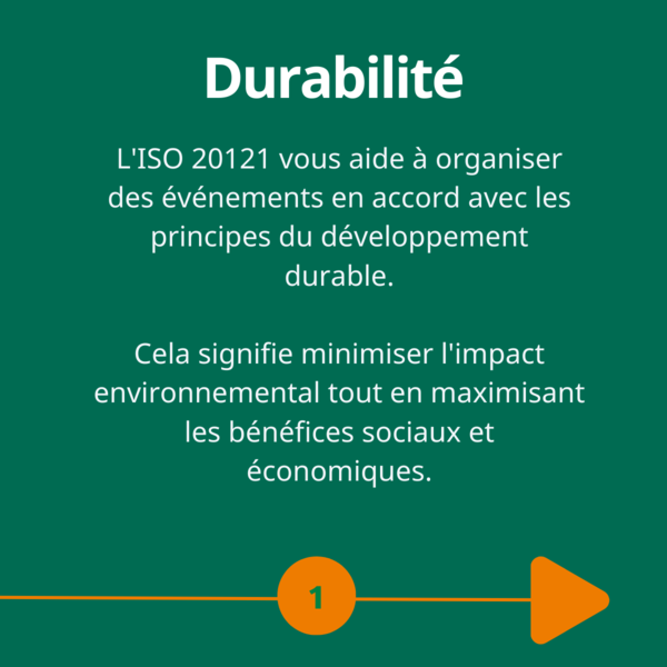 Certification ISO 20121 - Les avantages