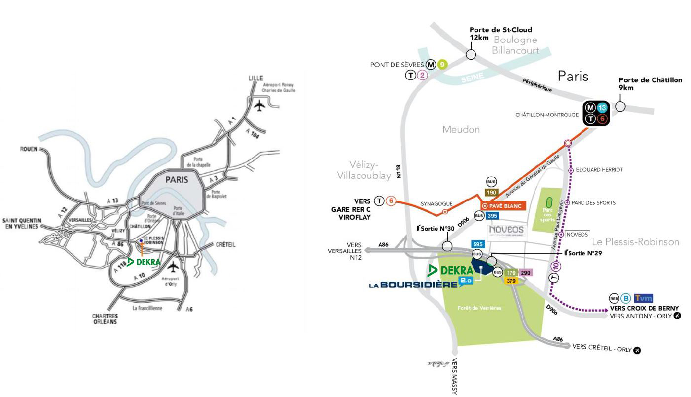 Plan Acces Dekra Certification Route